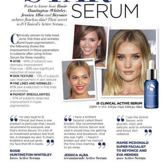 IS CLINICAL ACTIVE SERUM 30ML NEW UNUSED BOXED EX-11/27 - Picture 3 of 9